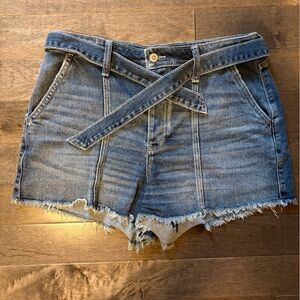 Hollister Washed Blue Denim shorts